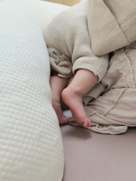 Cuscino gravidanza e allattamento Multirelax 3in1 Ecru, Cotone