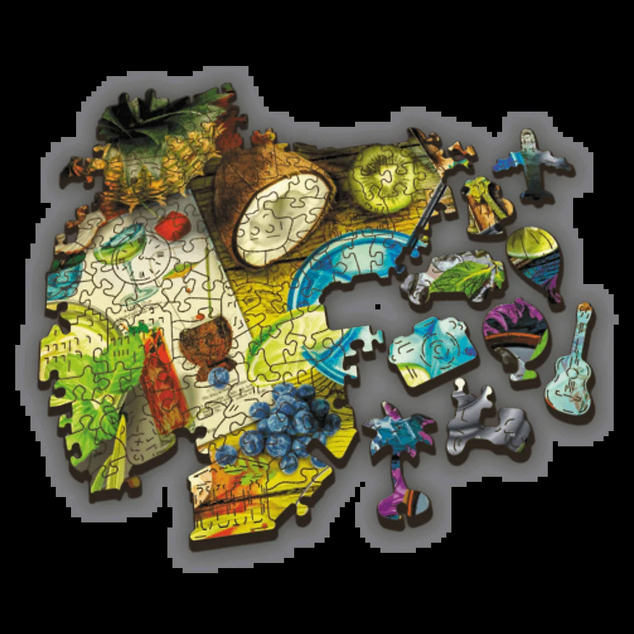 Trefl Holzpuzzle 501 - Bunte Cocktails