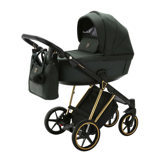 ADAMEX Kočík kombinovaný Belissa Special Edition Dark Green/Gold