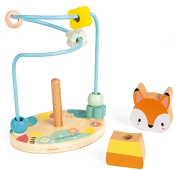 Janod Schleifenpuzzle Fuchs Pure