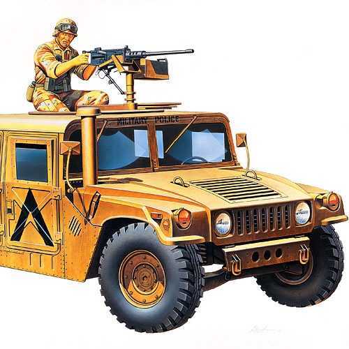 Modellbausatz Militär 13241 - M-1025 GEPANZERTER TRÄGER (1:35)