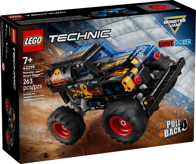 LEGO® Technic 42219 Monster Jam™ Grave Digger™ Oheň a ľad