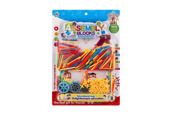 Kreatives Bauset aus Strohhalmen/Plastikstrohhalmen