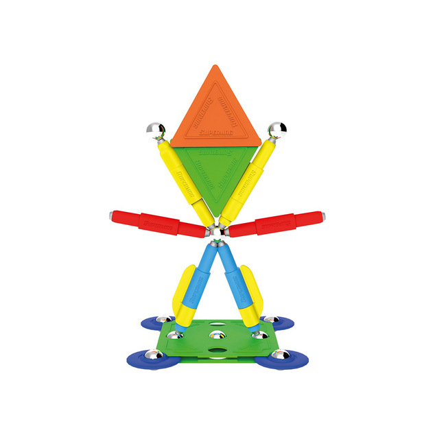 SUPERMAG magnetická stavebnica Multicolor 30ks