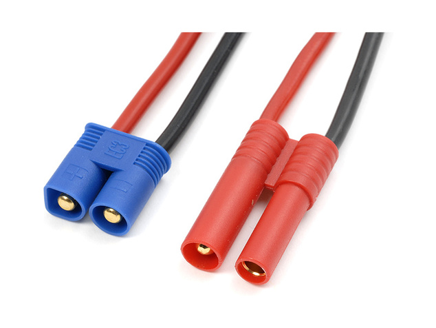 Konverzný kábel EC3 prístroj - 4.0mm pozlátený 14AWG