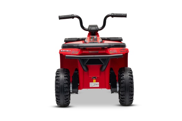 Licencovaná elektrická štvorkolka Arctic Cat 12V so zadným pohonom, červená, LED svetlá, L
