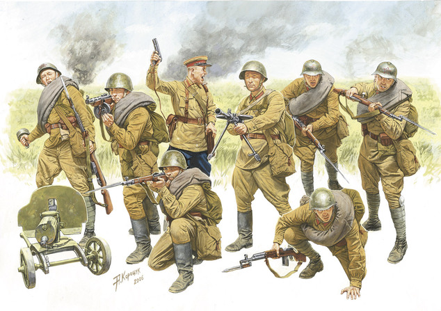 Modellbausatz Figuren 3526 - Rote Armee Infanterie (1940-42) (1:35)