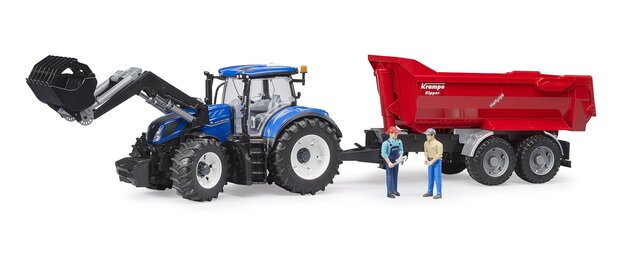 Bruder 03121 Traktor New Holland T7.315 s čelným nakladačom