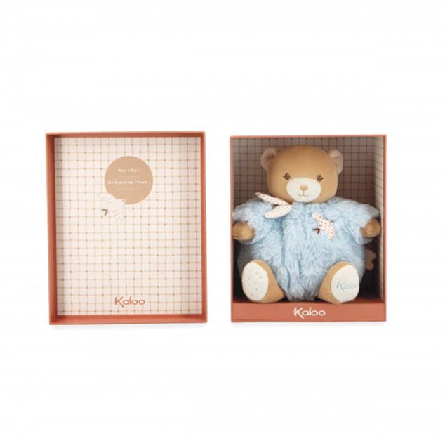 Kaloo Intemporel Orsetto di peluche blu 17 cm