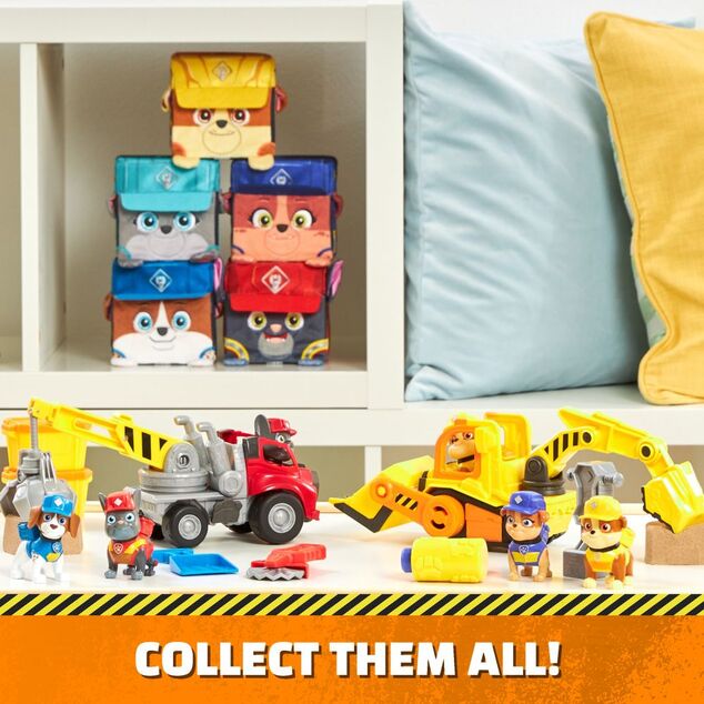 Paw Patrol Rubble a jeho partia – Rubble a Mix figúrky s doplnkami