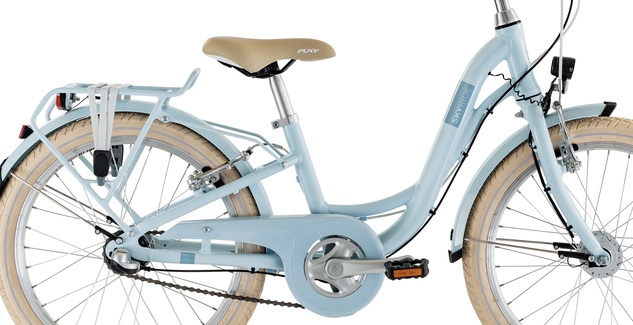 PUKY Kinderfahrrad 20" SKYRIDE 20-3 classic retro blue