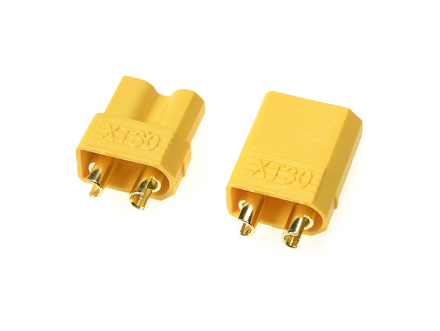 Konektor pozlátený XT-30 (2 páry)