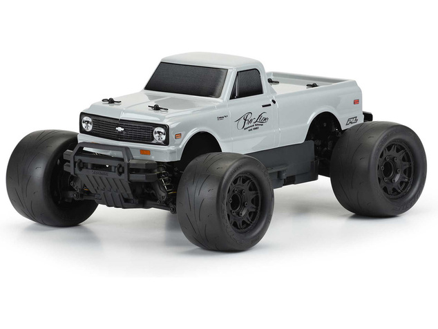 Pro-Line karoséria 1:10 Chevrolet C-10 1972 šedá (Stampede, Granite)