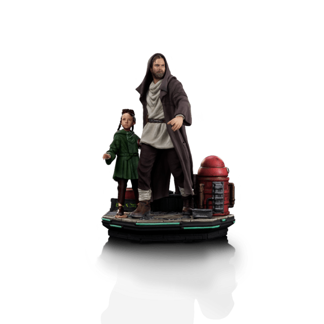 Iron Studios Star Wars Obi-Wan és Fiatal Leia Szobor Deluxe Art Scale 1/10