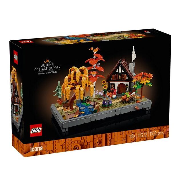 LEGO® Icons 11372 Chata a jesenná záhrada