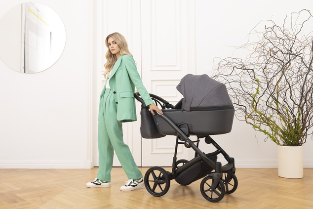 ADAMEX Kombikinderwagen Mobi New Lux Blue