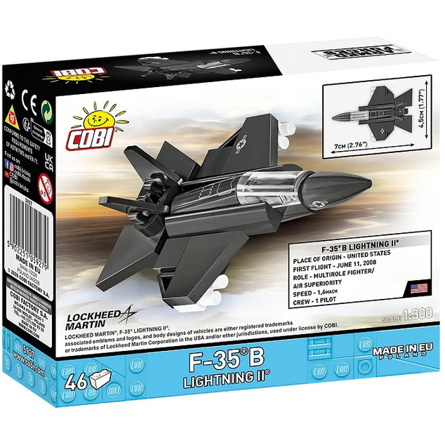Cobi Forțele Armate Lockheed Martin F-35B, 1:300, 47 k