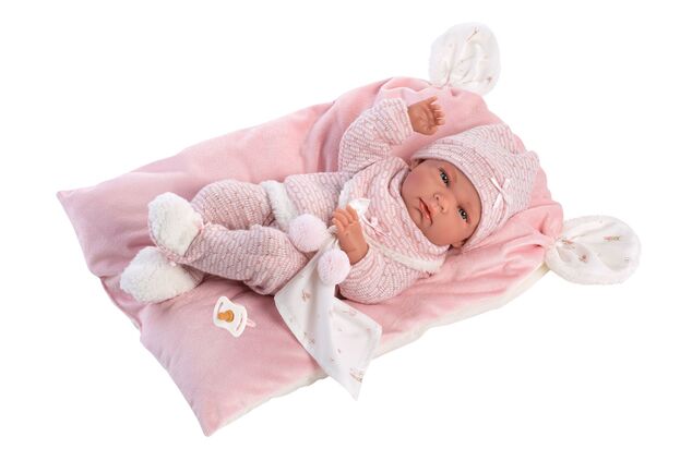 Llorens M738-60 oblečenie pre bábiku bábätko NEW BORN veľkosti 40-42 cm s doplnkami