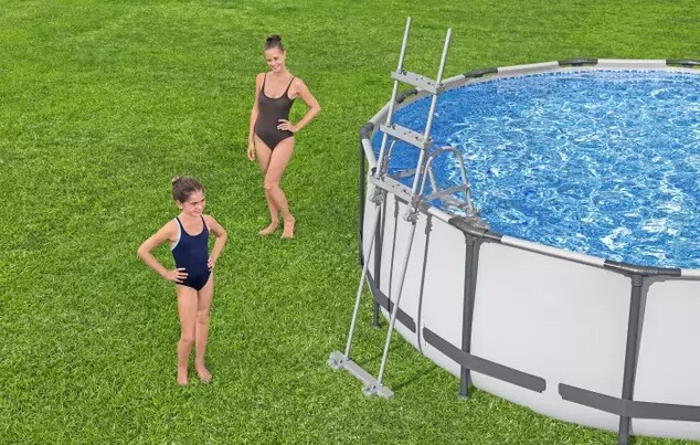 Bestway Escalera para piscina Flowclear 1.07m