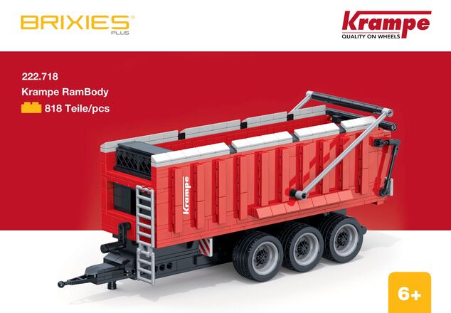BRIXIES Plus 222.718 Krampe RamBody - náves s výtlačným čelom, 818 k