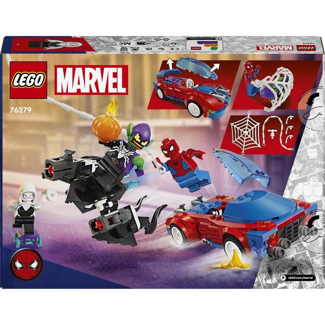 LEGO® Marvel 76279 Spider-Manovo pretekárske auto a Venomov Zelený goblin