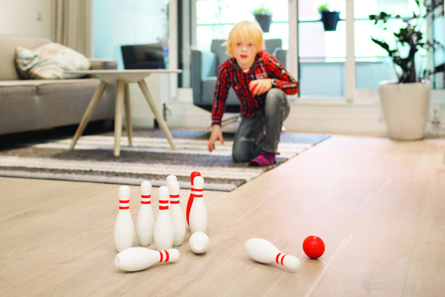 BS Toys Bowling - červená &amp; biela