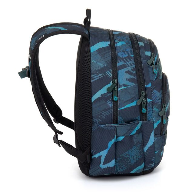 Zaino studentesco nel design blu-turchese Topgal VIKI 25078