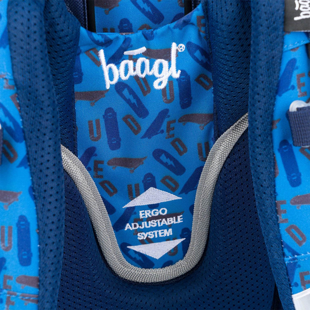 BAAGL Iskolai táska Ergo Skateboard