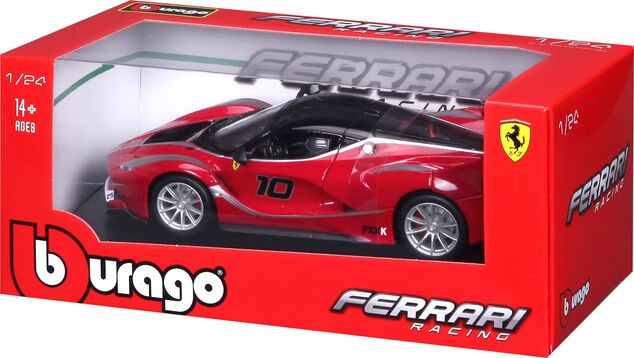 Bburago 1:24 Ferrari Racing FXX K Metallic Rot