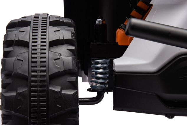 Elektrické autíčko UTV Small 12V, biele, Pohon zadných kolies, 12V batéria