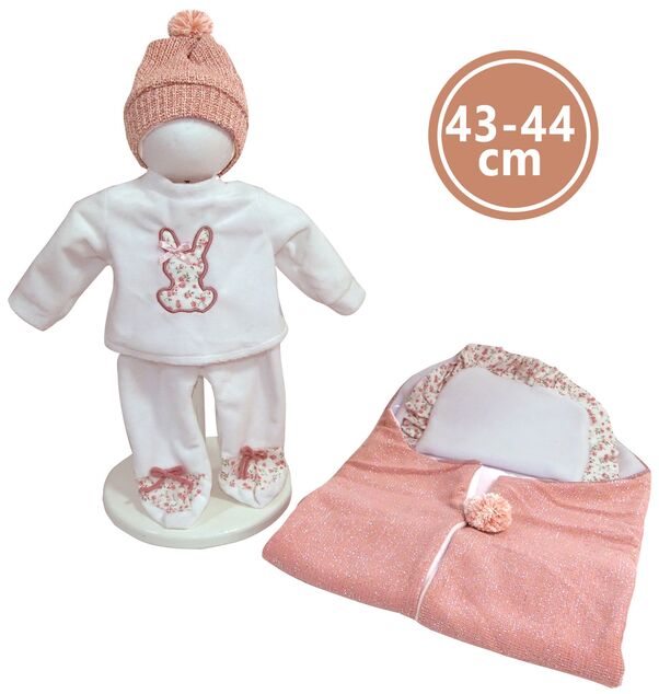 Llorens 844P NEW BORN 2 v 1 - realistická bábika bábätko so zvukmi a mäkkým látkovým telom