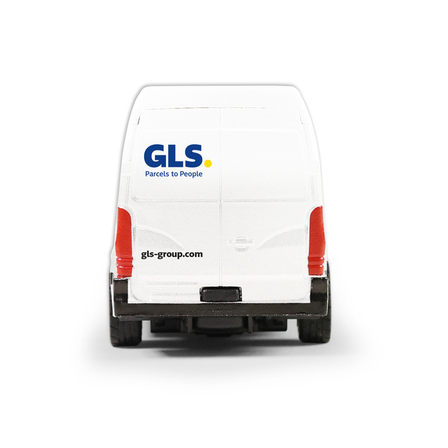Kovové auto GLS s otváracími dverami 12 cm