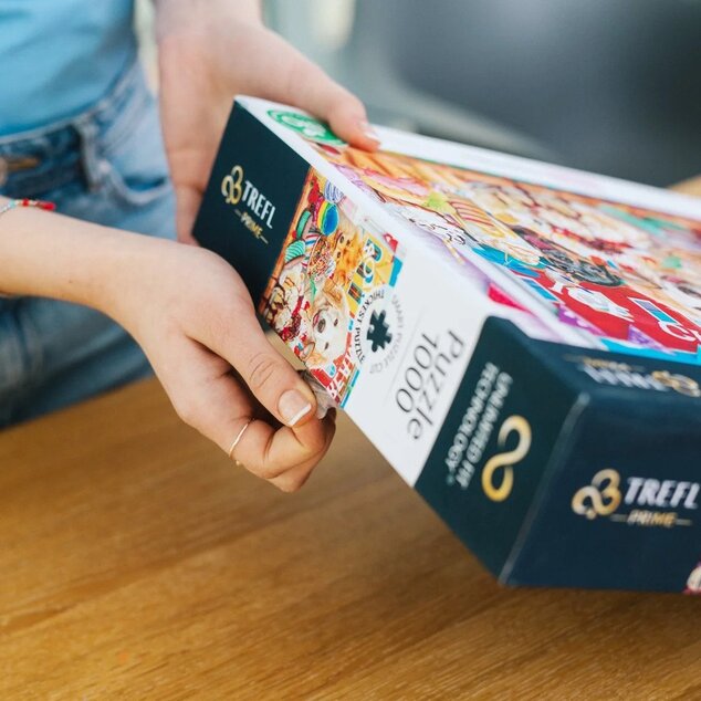 Trefl Prime puzzle 1000 UFT - Nálož roztomilosti: Psí sliediči