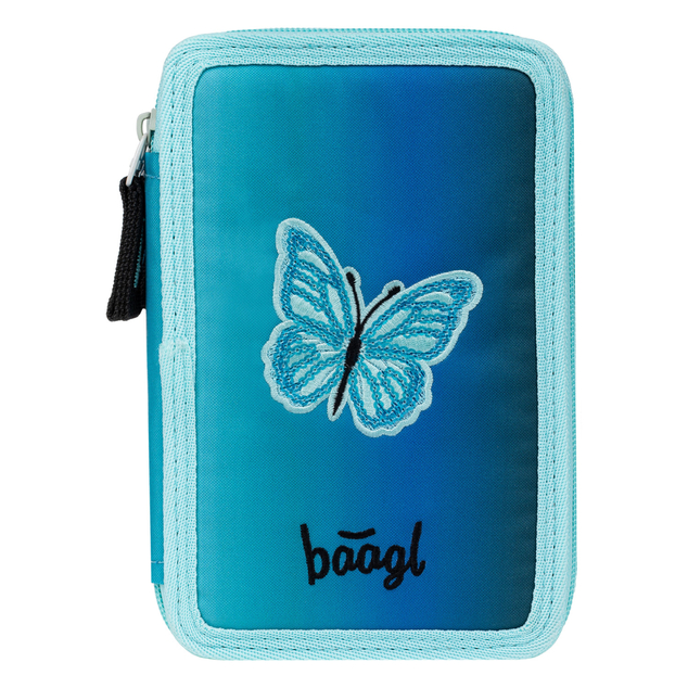 BAAGL Trousse scolaire à trois étages Butterfly GRS