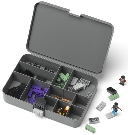 LEGO Harry Potter úložný box s priehradkami - šedá
