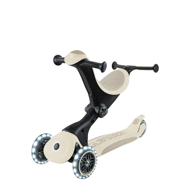 Globber kolobežka Go Up deluxe lights ecologic 360 ° coconut