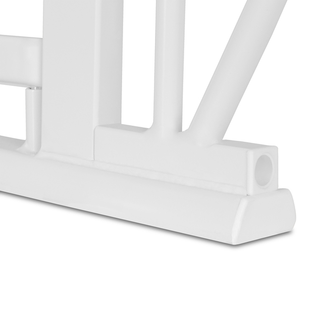 LIONELO Barrière de sécurité pour enfants Truus Slim White Natural 75-105 cm