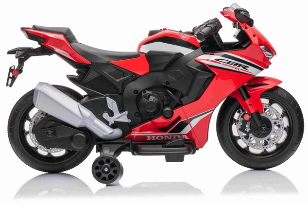 Elektrická Motorka HONDA CBR 1000RR, Licencované, 12V batéria, Plastové kolesá, červená