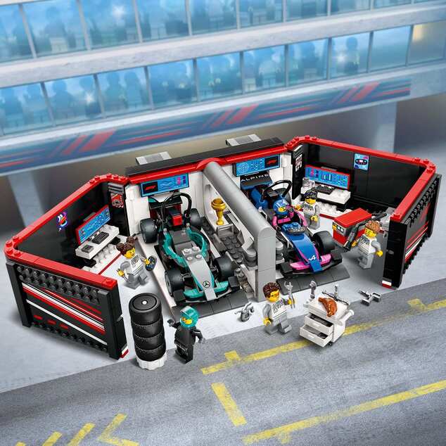 LEGO® City 60444 Garáž F1® a autá Mercedes-AMG a Alpine