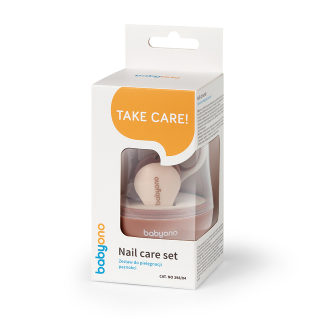 BABYONO Ensemble manucure pour enfants gris Beige