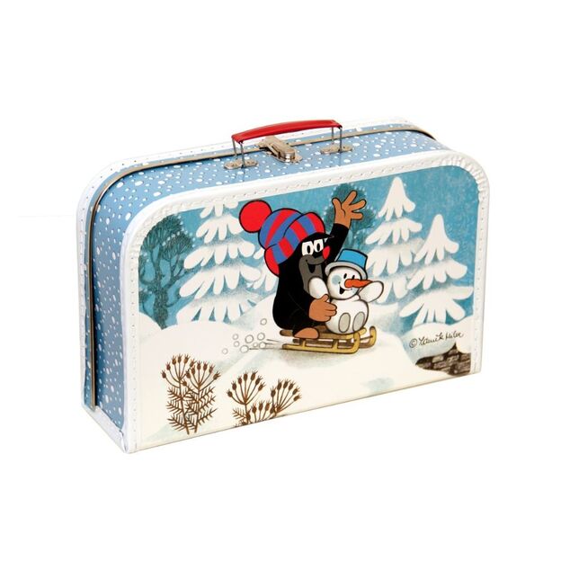 Kinderkoffer Maulwurf und Schneemann 35cm
