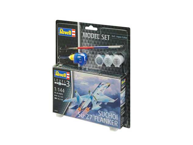 ModelSet avión 63948 - Sukhoi Su-27 Flanker (1:144)