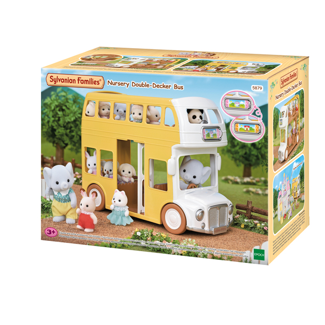 Sylvanian Families Двуетажен училищен автобус