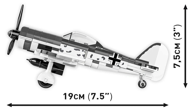 Cobi II WW Focke-Wulf Fw 190 F-8, 1:48, 170 k