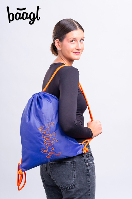 BAAGL SET 3 Skate Max Orange: ruksak, pernica, vrećica GRS