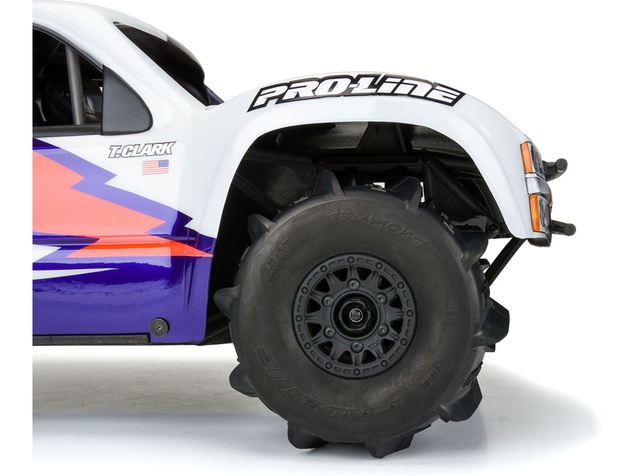 Pro-Line koleso 1:7, pneu Dumont Sand/Snow H17mm, čierny disk Raid (2): Mojave/UDR