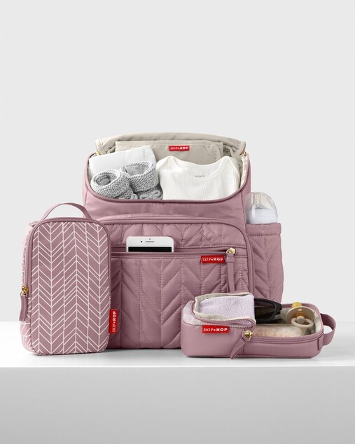 SKIP HOP Wickeltasche / Rucksack Forma Muave Mist