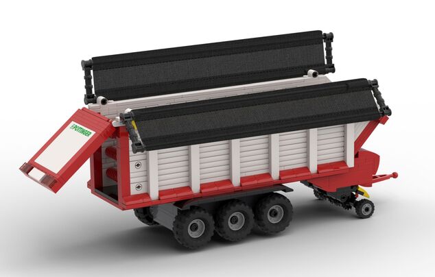 BRIXIES Plus 222.802 Pöttinger Jumbo - viacúčelový samozberací voz, 585 k