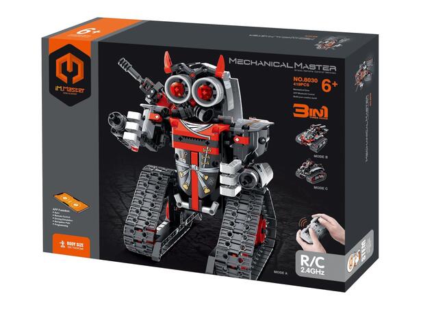 iM.MASTER Stavebnica 3v1 programovateľný robot RC plast 2,4 GHz 432 dielikov