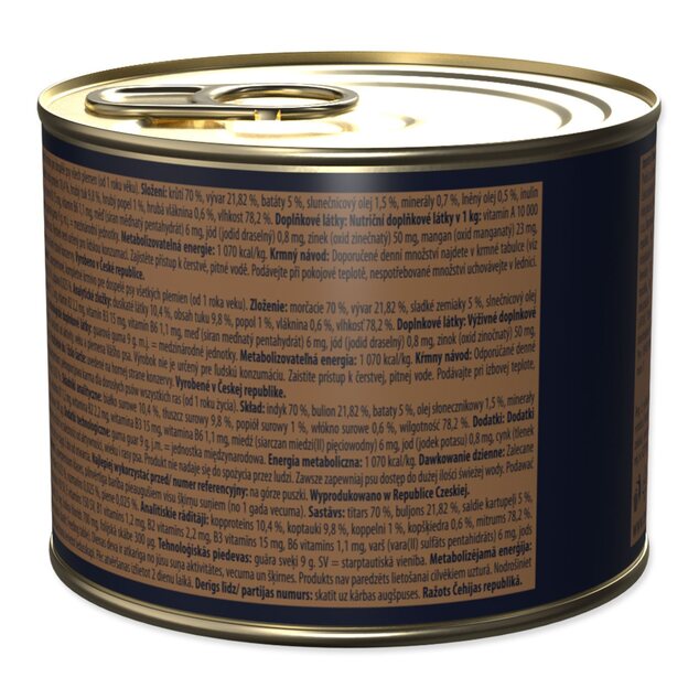 Konzerva Ontario Adult monoprotein morčacie paté s batátmi 200g